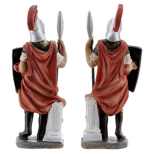 Couple soldats romains crèche 12 cm 4