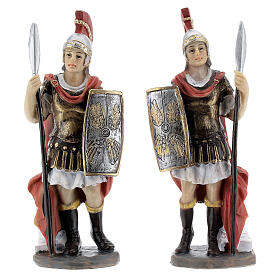 Roman soldier statue 2 pcs 12 cm nativity