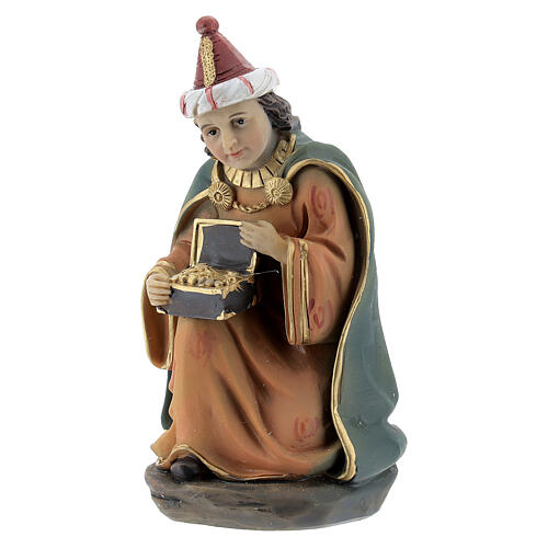 Adoring Wise Men resin nativity 12 cm 4