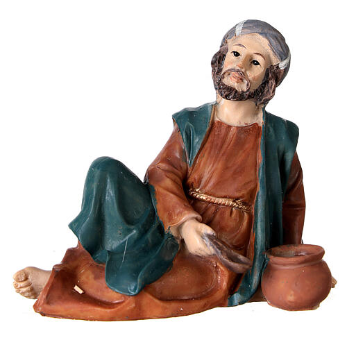 Annunciation shepherds set of 4 for Nativity Scene with 11 cm figurines 4