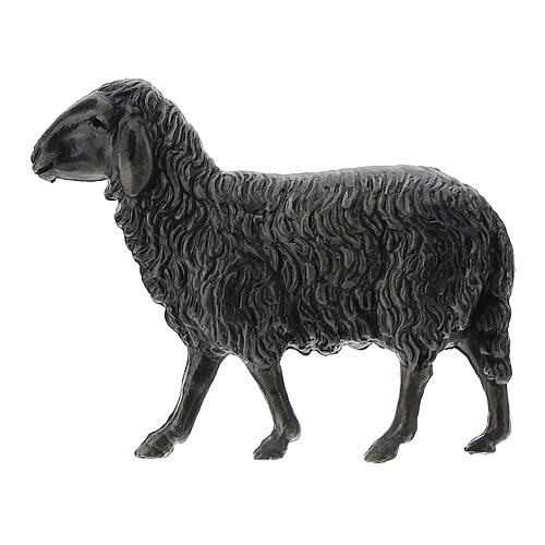 Owce czarne 3 sztuki, szopka Moranduzzo 10 cm 2