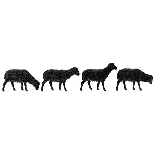 Black sheep for Moranduzzo Nativity scene 12 cm 4 pcs 6