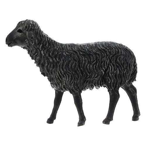 Moutons noirs crèche 12 cm Moranduzzo 4 pcs 4