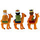 Heilige Drei Könige Kinderlinie auf Kamel 4 cm s5