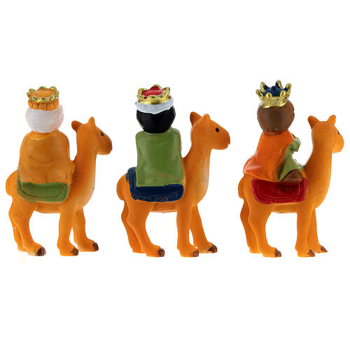Rois Mages gamme enfants avec chameaux 4 cm 5