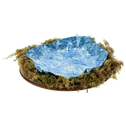 Circular lake with realistic effect for Moranduzzo Nativity scene 8-12 cm 1