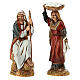 Conjunto 8 figuras pastores estilo árabe para presépio Moranduzzo altura média 10 cm s7