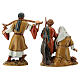 Conjunto 8 figuras pastores estilo árabe para presépio Moranduzzo altura média 10 cm s12