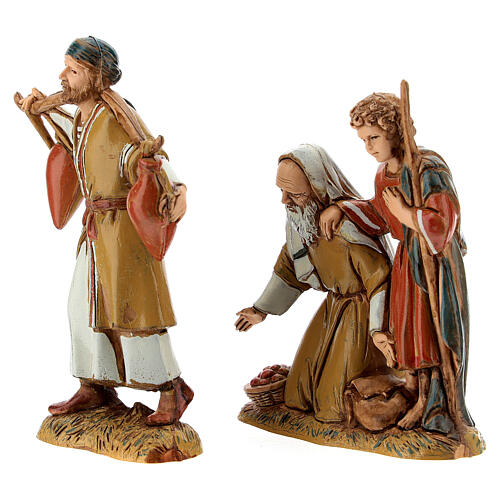 Sheperds set of 8 Moranduzzo Nativity Scene Arabic style with standing figurines of 10 cm 8