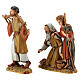 Sheperds set of 8 Moranduzzo Nativity Scene Arabic style with standing figurines of 10 cm s8