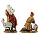 Sheperds set of 8 Moranduzzo Nativity Scene Arabic style with standing figurines of 10 cm s13