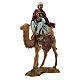 Moranduzzo Heilige Kőnige mit Kamel fűr Weihnachtskrippe im 700er Stil, 10 cm s5