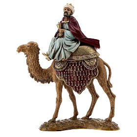 Wise Kings with camels Moranduzzo Nativity Scene 18th Century style with standing figurines of 10 cm