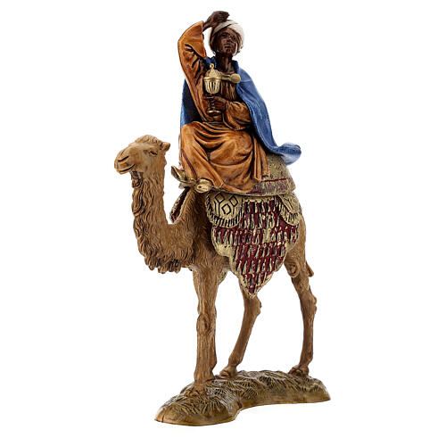 Wise Kings with camels Moranduzzo Nativity Scene 18th Century style with standing figurines of 10 cm 7