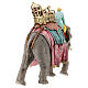 Condutor no elefante resina para presépio Moranduzzo com figuras de 13 cm de altura média s8