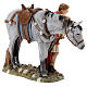 Soldat romain avec cheval crèche Moranduzzo résine s4