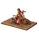 Shepherd with dog and illuminated fire for Moranduzzo Nativity Scene with 10 cm characters s2