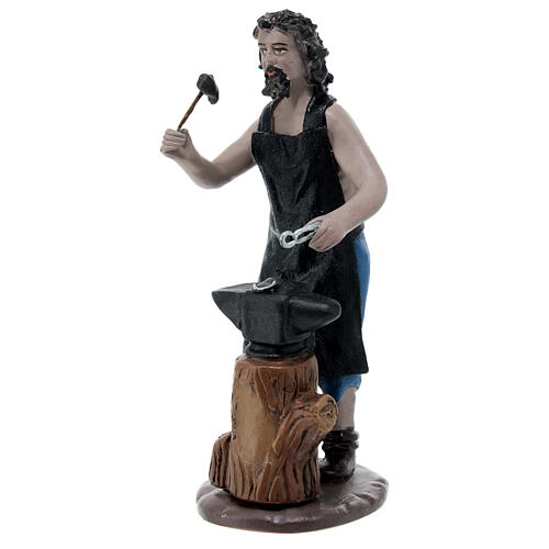 Blacksmith figurine for resin Nativity Scene with 16 cm characters 2
