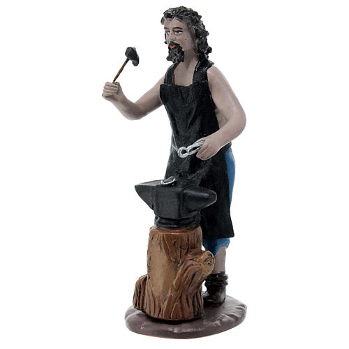 Resin blacksmith for 16 cm nativity scene 2