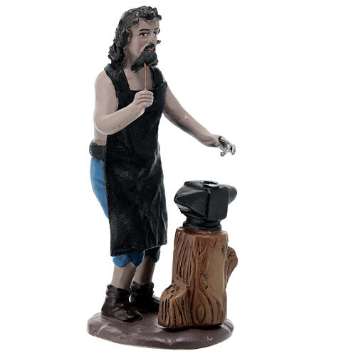 Resin blacksmith for 16 cm nativity scene 3