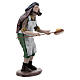 Baker figurine with peel shovel in resin for 16 cm nativity s3