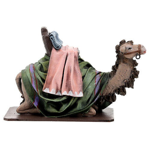 Conjunto 3 camelos com selas para presépio com figuras de 16 cm 10