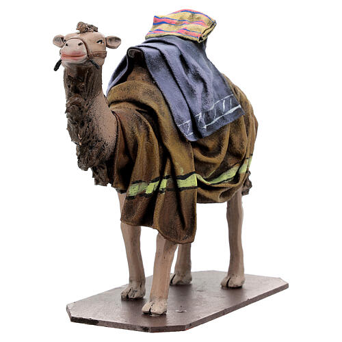 Three camel figurine set with saddles for 16 cm nativity 3
