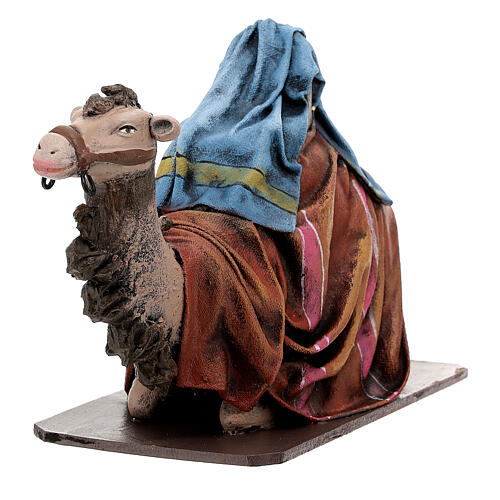 Three camel figurine set with saddles for 16 cm nativity 6