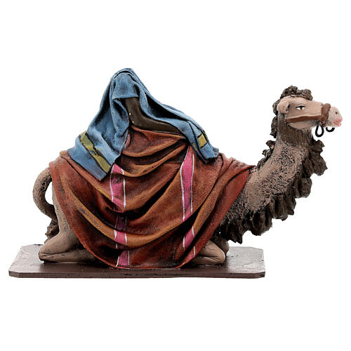 Three camel figurine set with saddles for 16 cm nativity 7