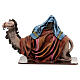 Three camel figurine set with saddles for 16 cm nativity s5