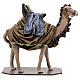 Trio chameaux avec selle pour crèche 18 cm s8