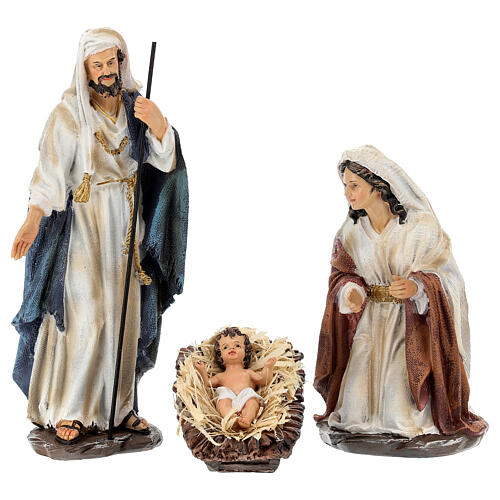Complete Nativity set of 11 resin figurines 30 cm 2