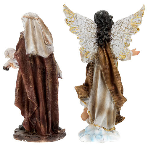 Complete Nativity set of 11 resin figurines 30 cm 10