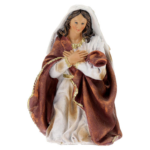 Complete Nativity set of 11 resin figurines 30 cm 5