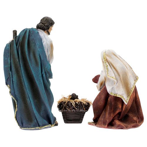 Complete Nativity set of 11 resin figurines 30 cm 10