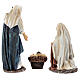 Complete Nativity set of 11 resin figurines 30 cm s9
