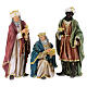 Complete Nativity set of 11 resin figurines 30 cm s8