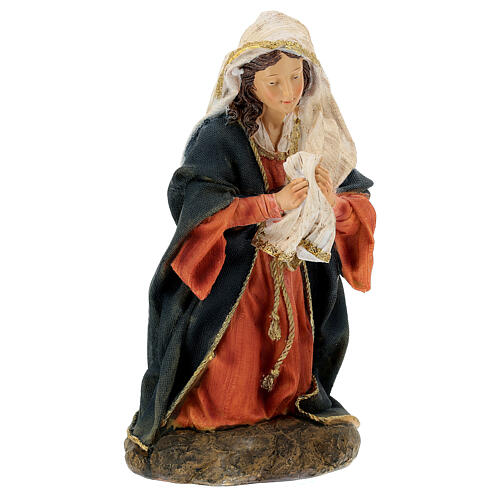 Resin Nativity set of 9 figurines 40 cm 4