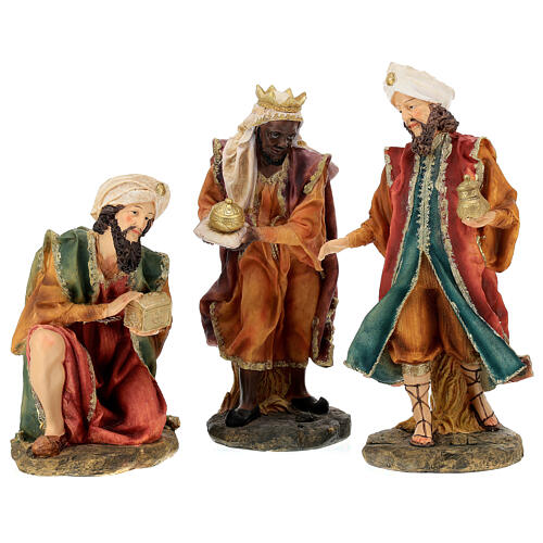 Resin Nativity set of 9 figurines 40 cm 8