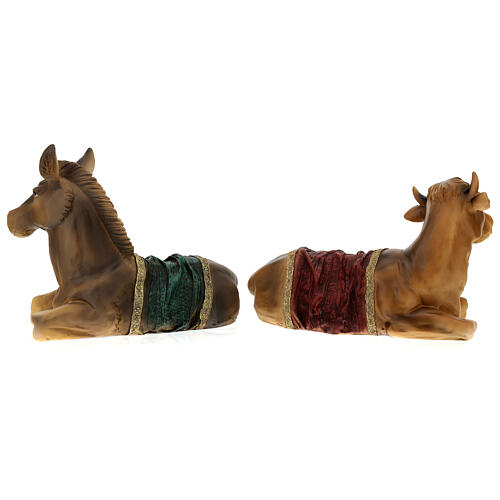 Resin Nativity set of 9 figurines 40 cm 13