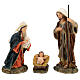 Resin Nativity set of 9 figurines 40 cm s2