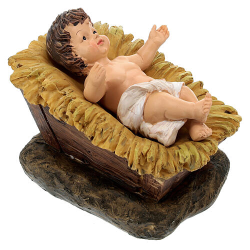 Kompletna szopka 9 figur 40 cm z żywicy 3