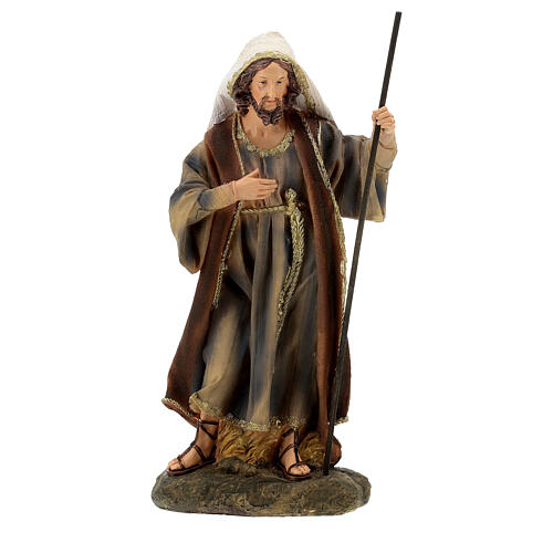 Kompletna szopka 9 figur 40 cm z żywicy 6