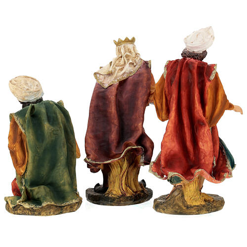 Complete nativity set in resin 9 statues 40 cm 12