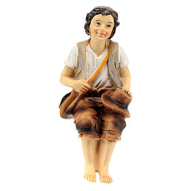 Hiker sitting down for Nativity Scene with 12 cm resin characters