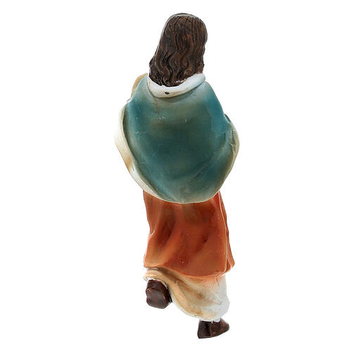 Woman going down the stairs for Nativity Scene with 8-10 cm resin characters 3