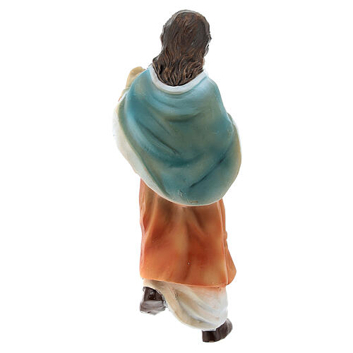 Girl going down the stairs for Nativity Scene with 12 cm resin characters 3