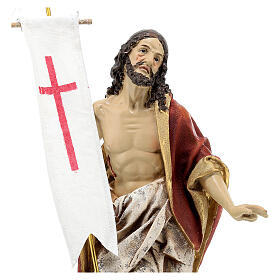 Estatua Cristo resucitado altura 30 cm
