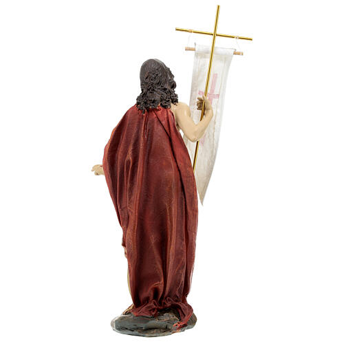 Estatua Cristo resucitado altura 30 cm 5