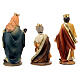 Set of 11 resin characters for Nativity Scene of 9 cm, painted by hand, classic style s8